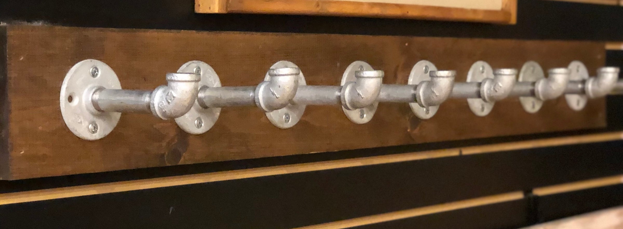 Coat rack assembled ready to mount | HoneySuckle Builds