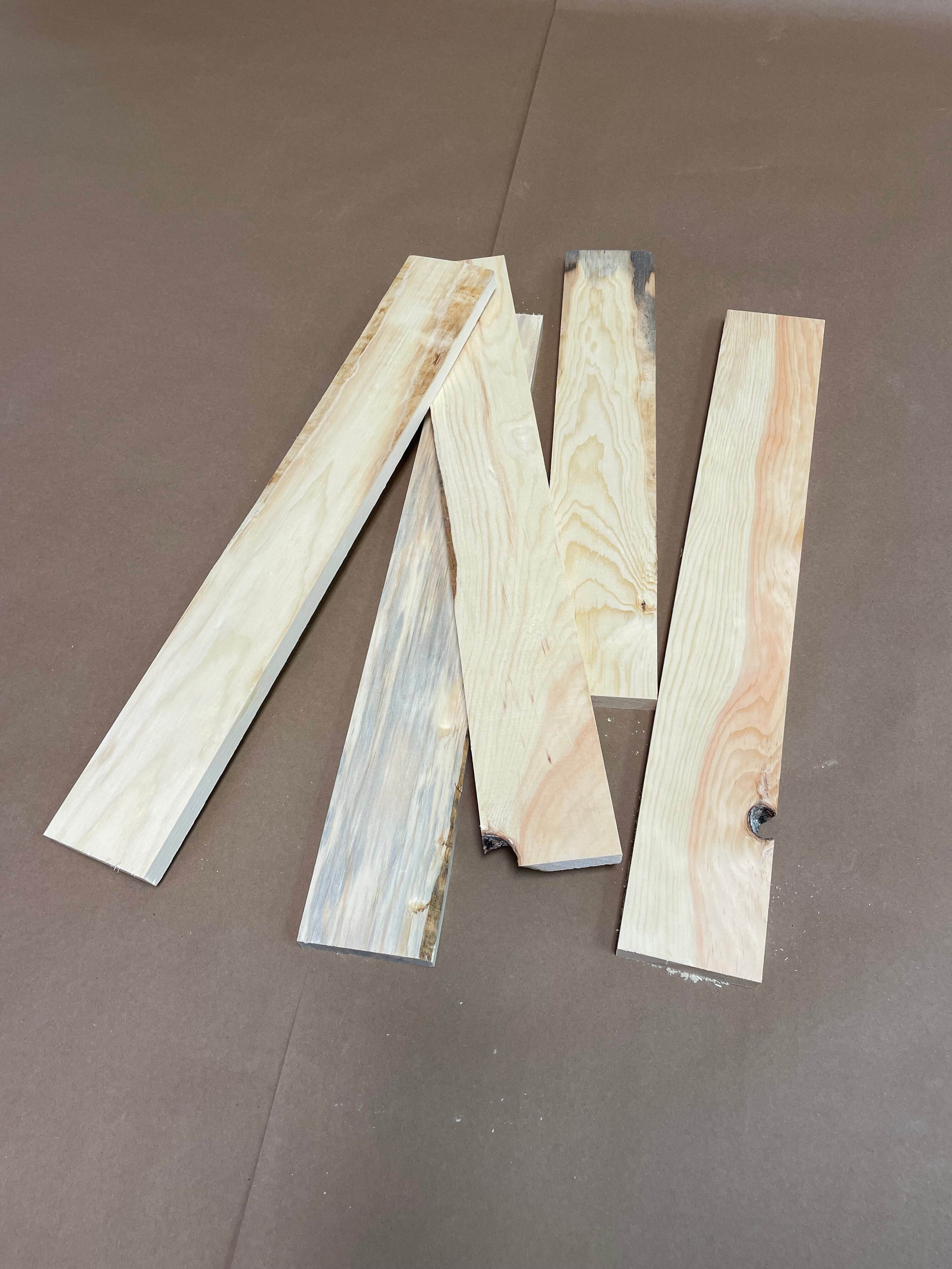 1x4 Industrial3 / Standard2 Blend Wood Cut to Size HoneySuckle